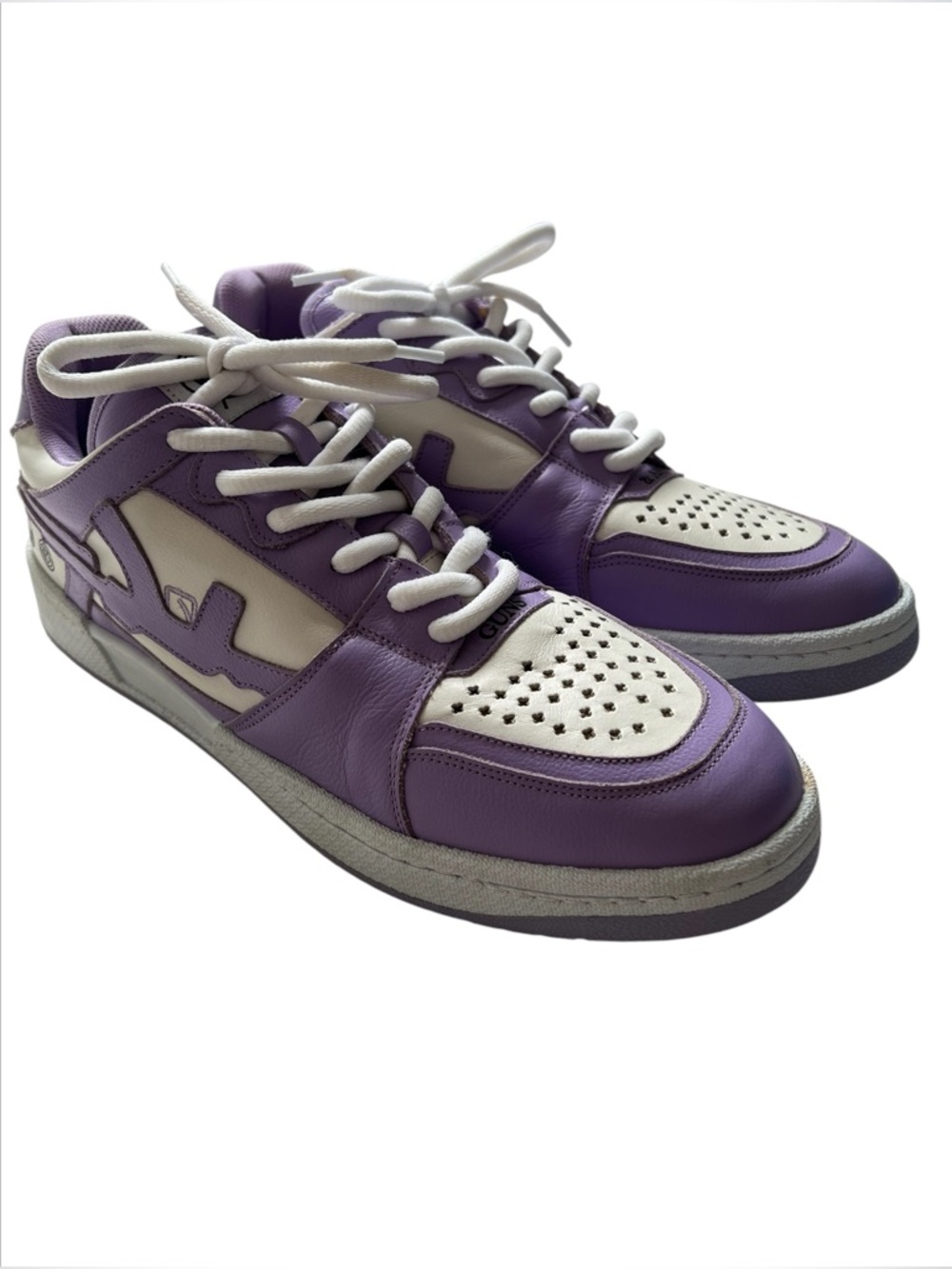 Sz 14.5 Lost Boys x Vicinity Akimbo Mens Purple White Low Top Athletic Sneakers